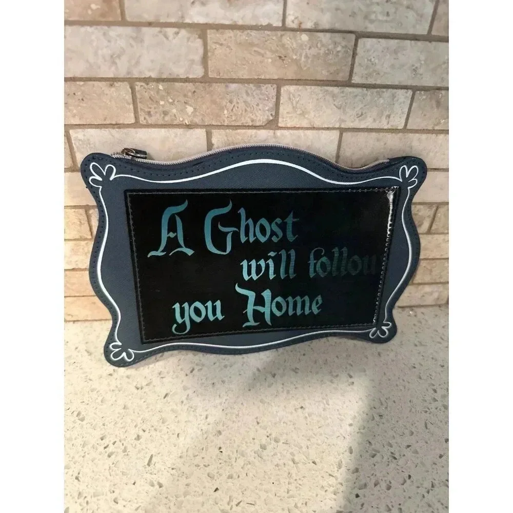 Disney Parks Haunted Mansion Hitchhiking Ghost‎ Zipper Pouch Bag